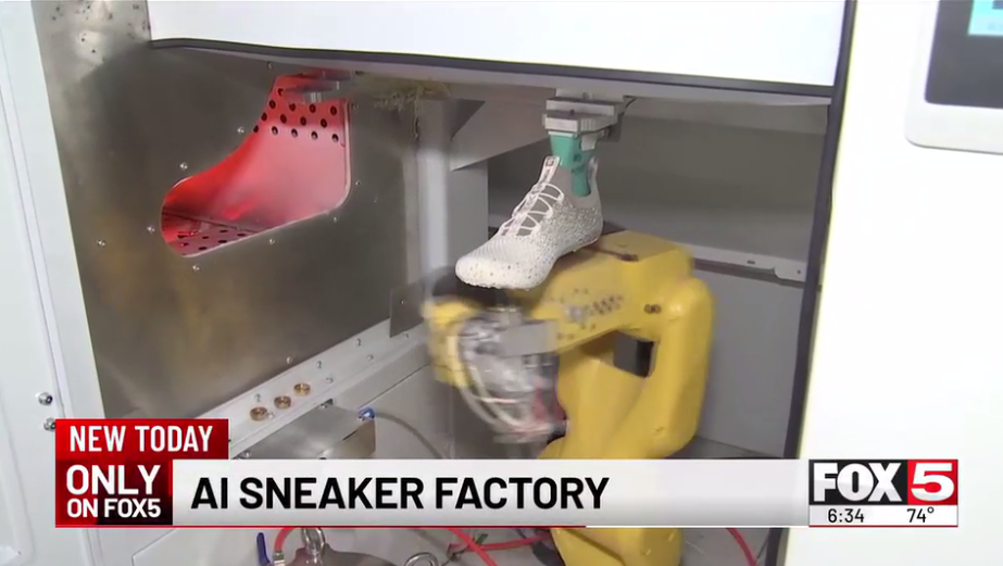 美国首家AI鞋厂一条线仅需10人，计划扩张至50条生产线！
